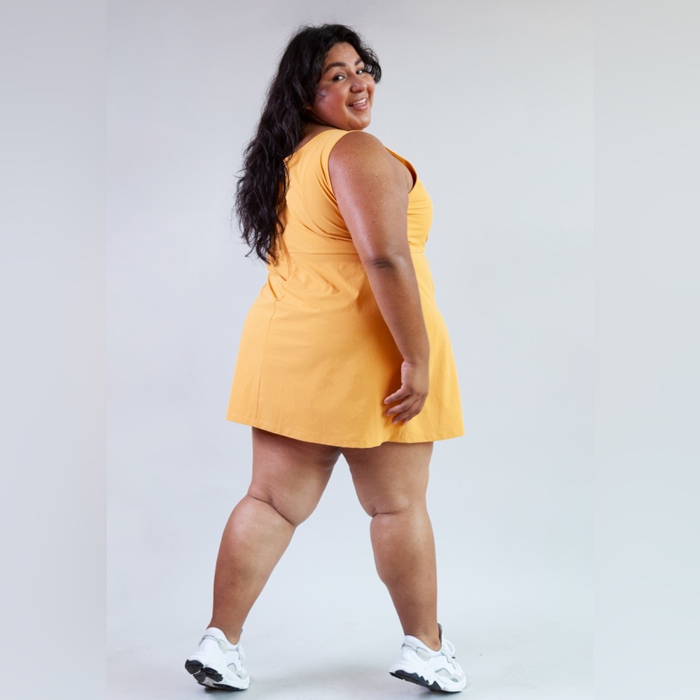 Alder Apparel Get Dirty Dress in Honey Yellow (4X)